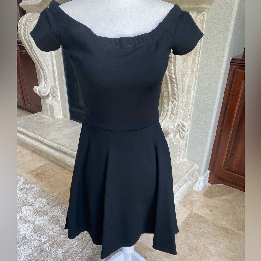 Black Strapless Dress